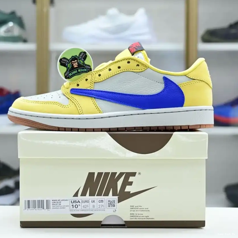 Scott 1Low Jordan Jordan Air Travis Kimikick Canary x 0817